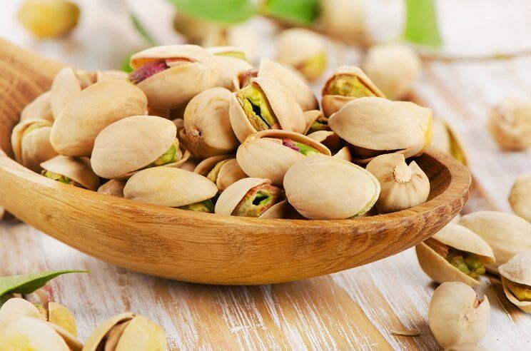 pistachios in a bowl