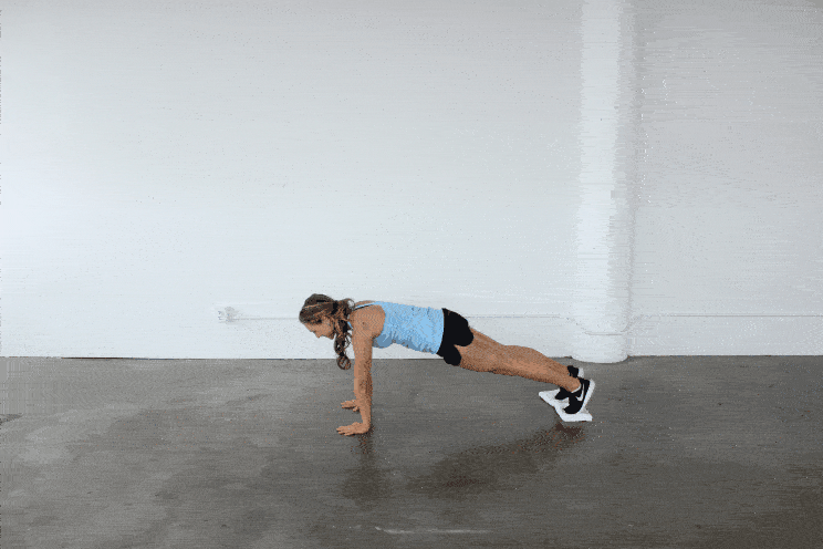 twisting plank slide exercise