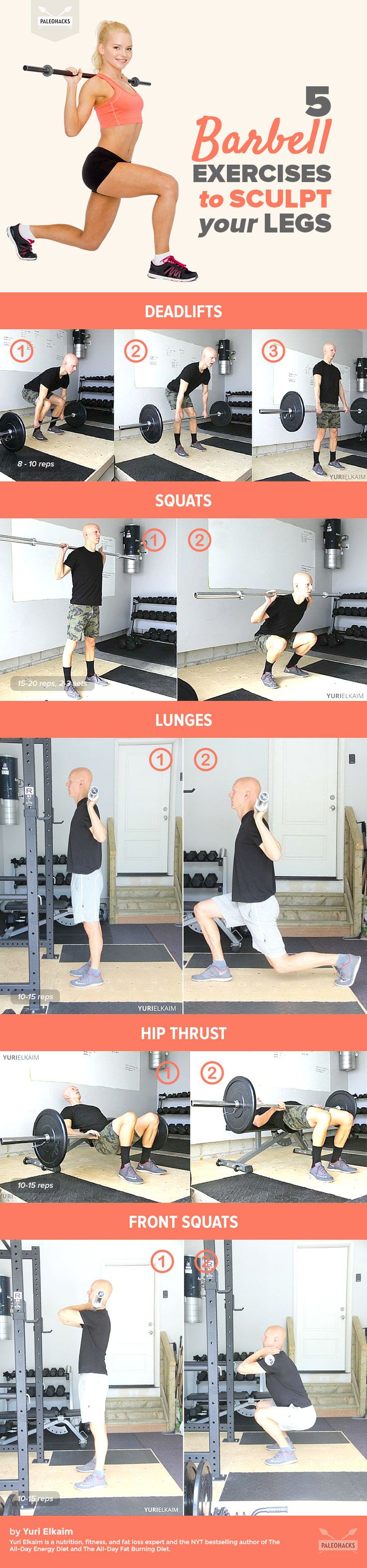 Leg workout with online squat rack