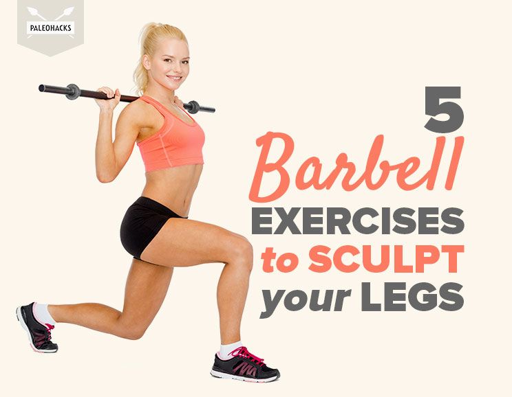 Barbell discount for legs