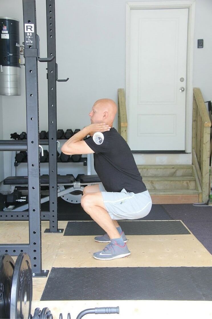 barbell squat exercise