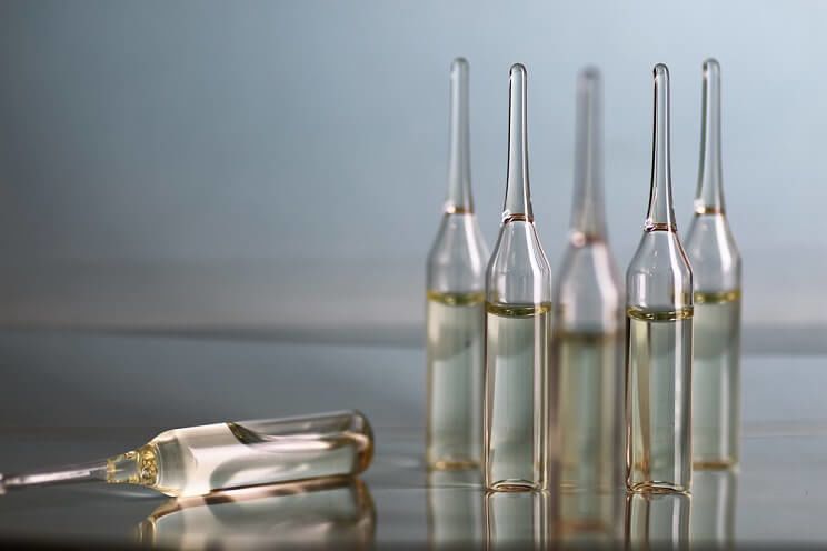 Hyaluronic acid in tubes