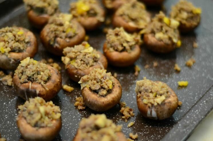 stuffed mushrooms