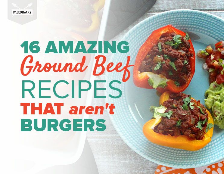 ground beef recipes title card