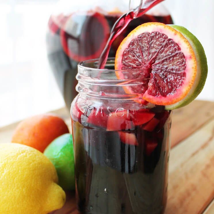 blood orange sangria