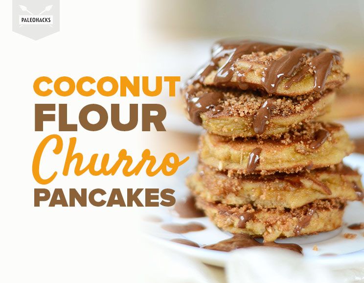 churro pancakes title card