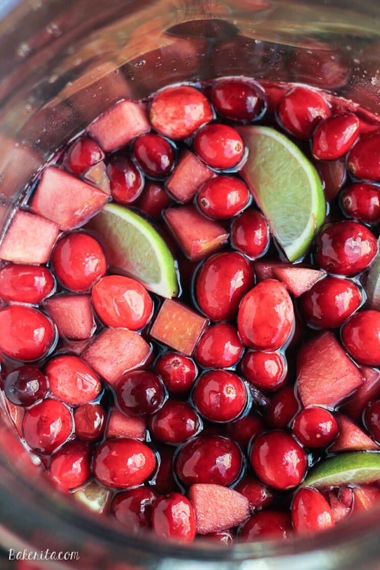 cranberry lime sangria