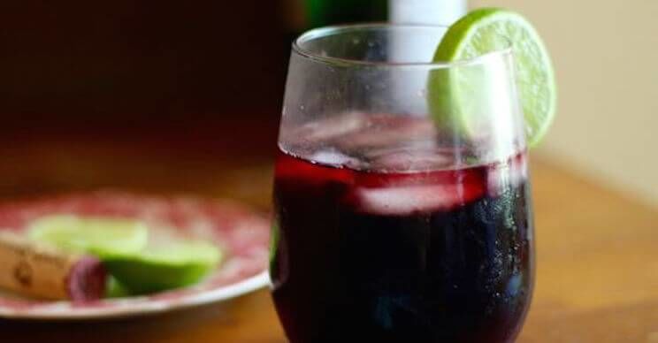 low carb red sangria