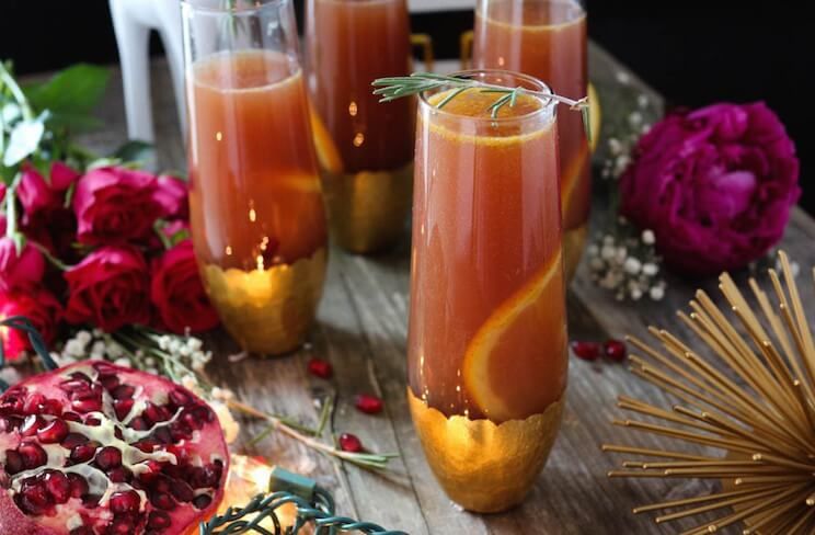 pomegranate rosemary sangria