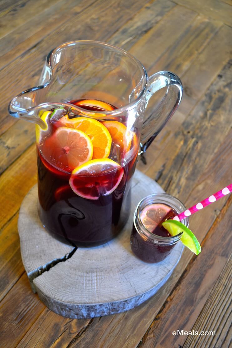 red virgin sangria recipes