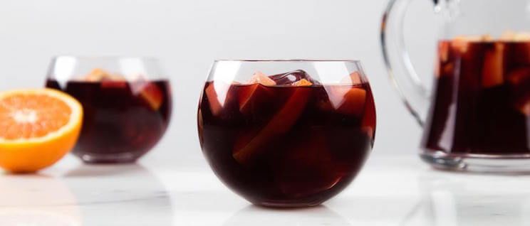 pitcher of red sangria