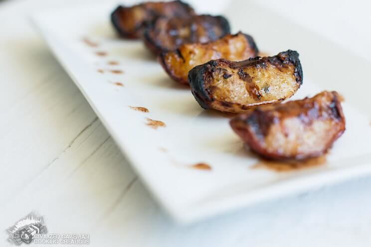 grilled spiced peaches