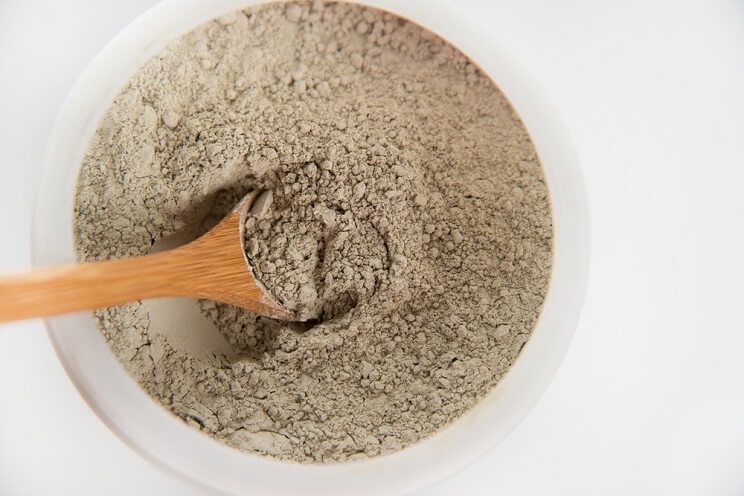 bentonite in a bowl