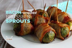 bacon-wrapped brussels sprouts
