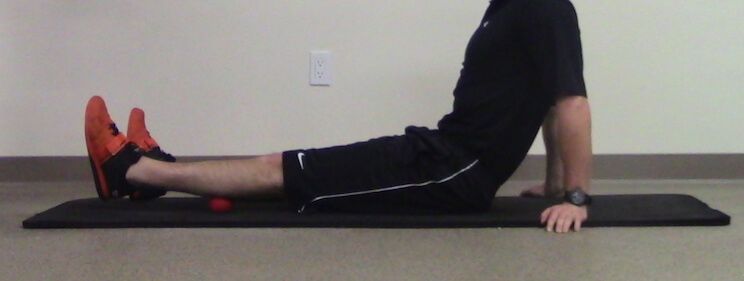 calf ball rollout exercise