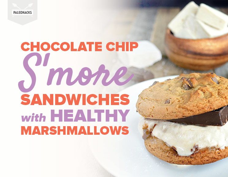 chocolate chip s'more sandwiches title card