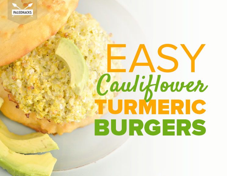 cauliflower turmeric burgers