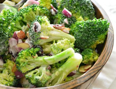 cranberry honey broccoli salad featured image