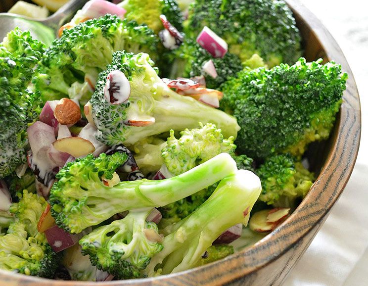 cranberry honey broccoli salad featured image