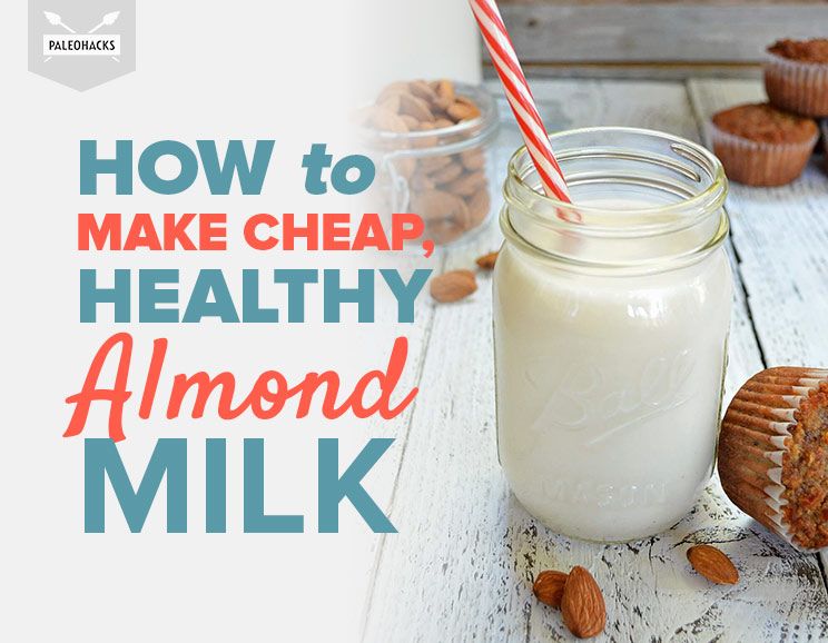 healthy almond milk title card