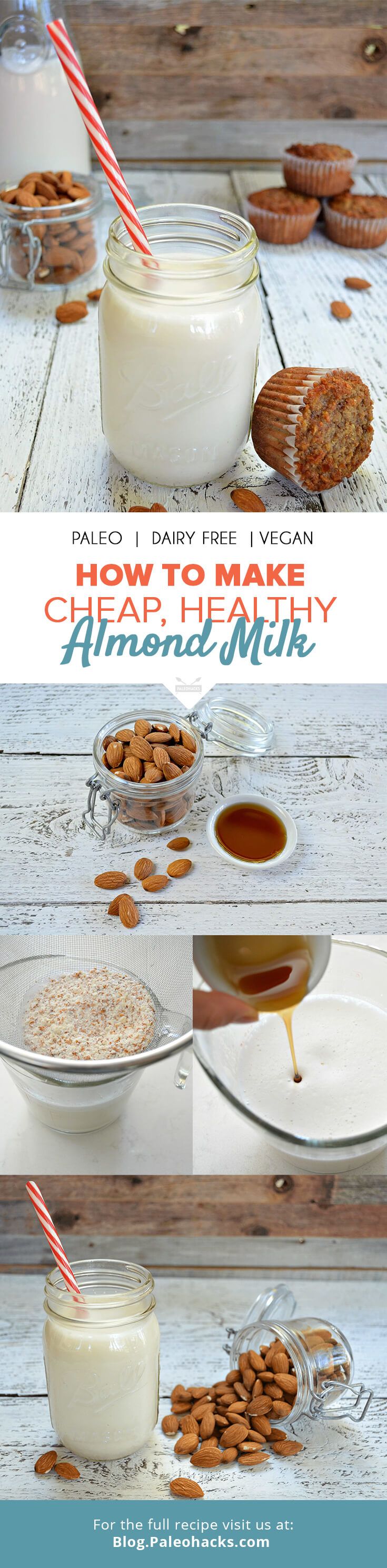 healthy almond milk pin