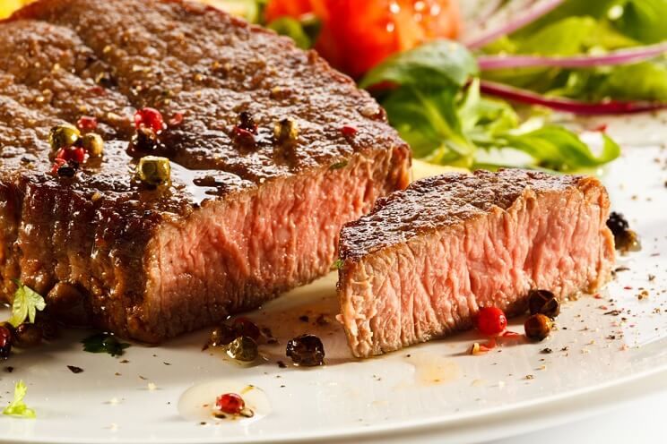 steak with coffee rub