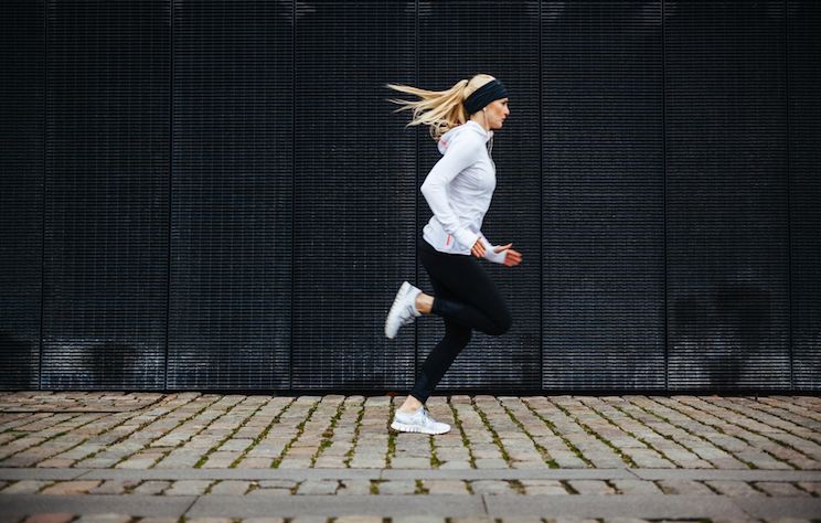 woman excercising