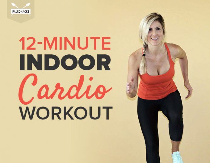 12-Minute Indoor Cardio Workout + 3-Minute Warmup