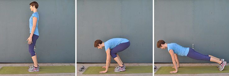 bare bones burpee bodyweight exercise