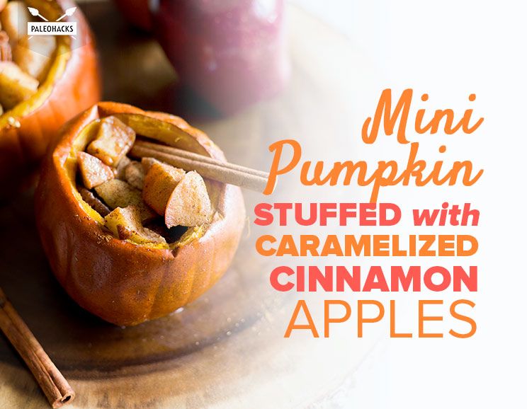 pumpkins stuffed with caramelized cinnamon apples title card