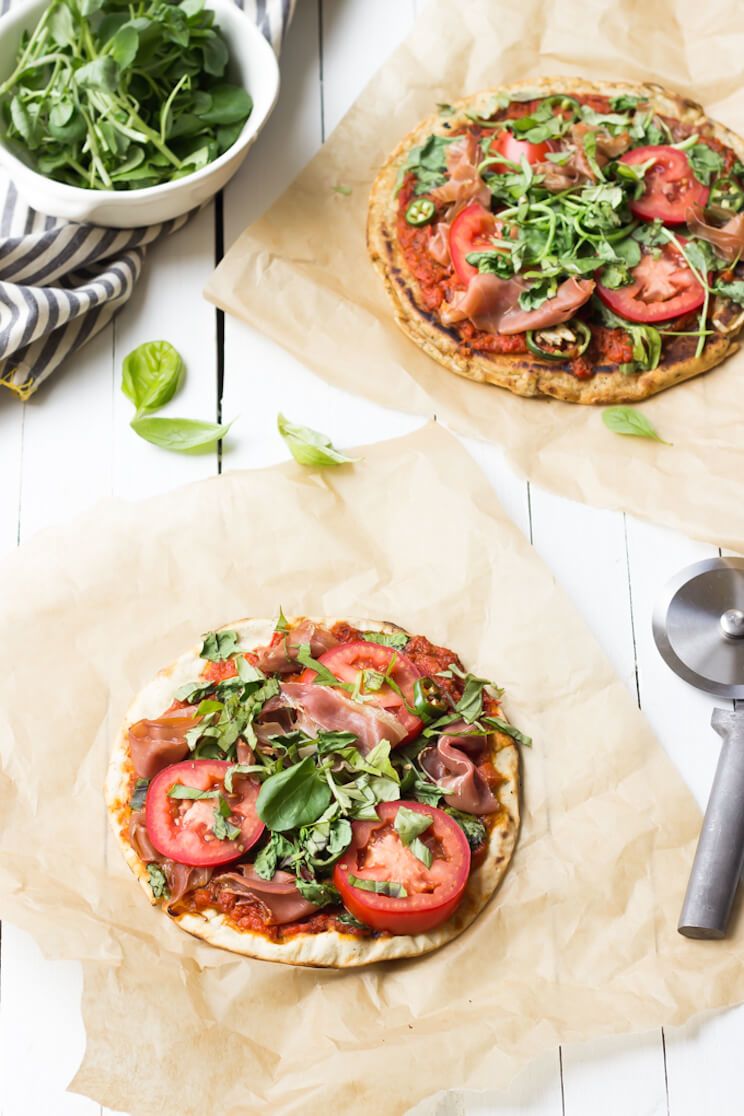 grilled paleo pizza