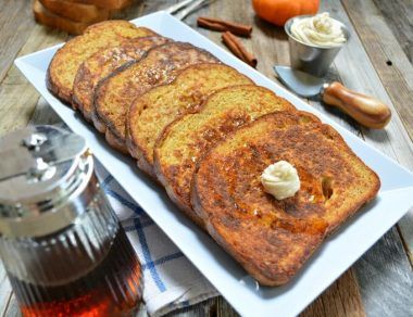 pumpkin-spiced french toast