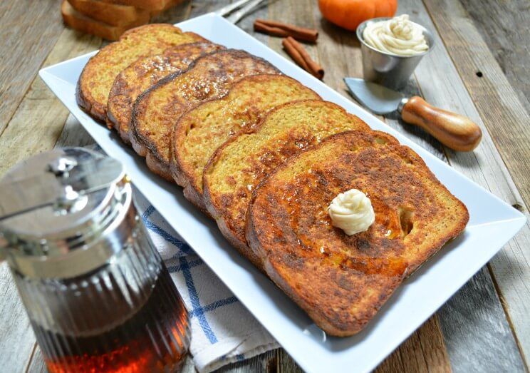 pumpkin-spiced french toast