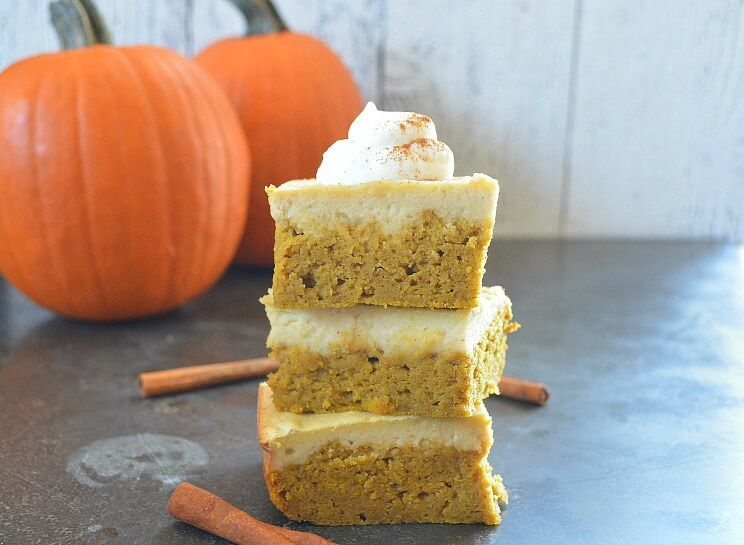 pumpkin cheesecake bars