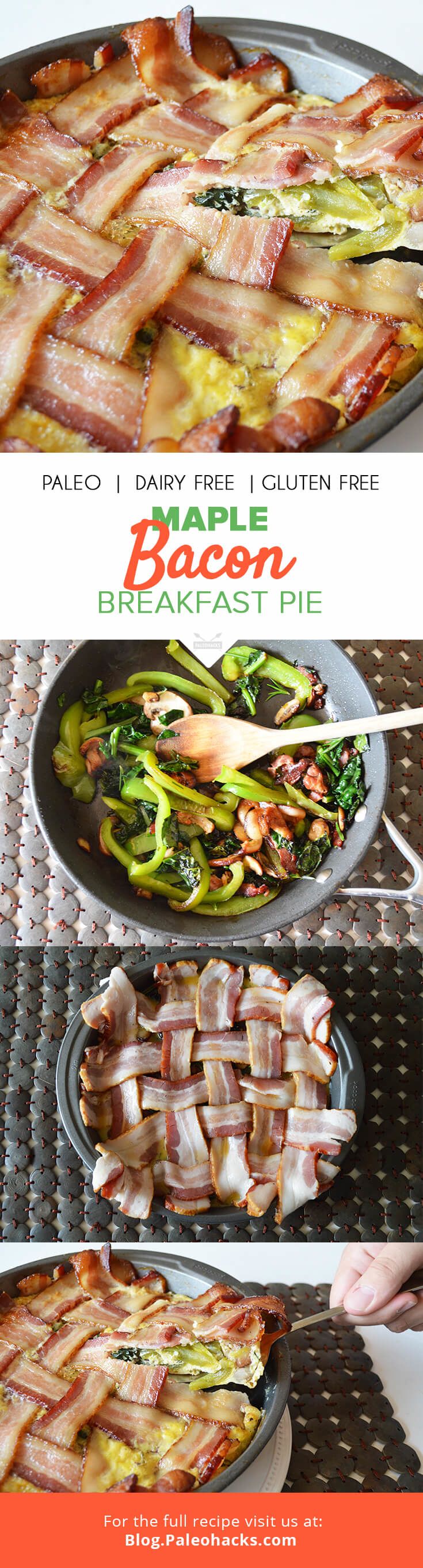 maple bacon breakfast pie pin