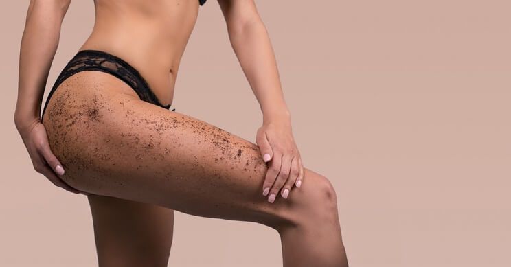 coffee scrub to remove cellulite