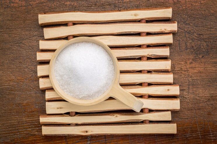 scoop of epsom salt for a bath