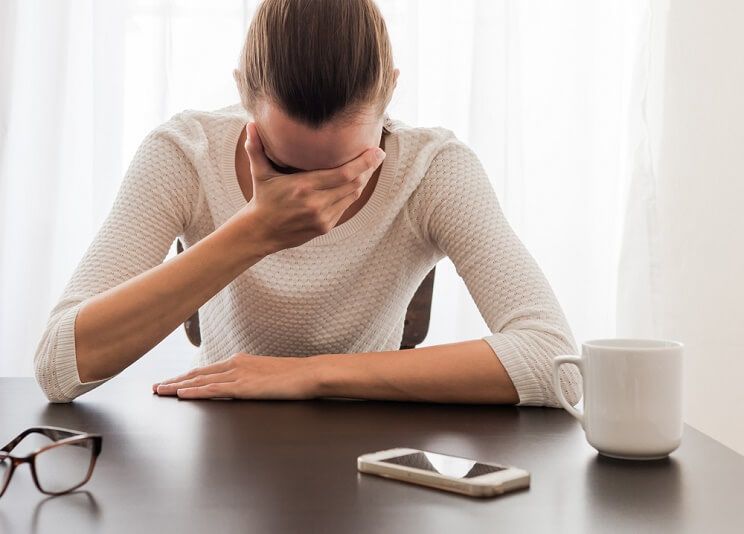 stressed woman