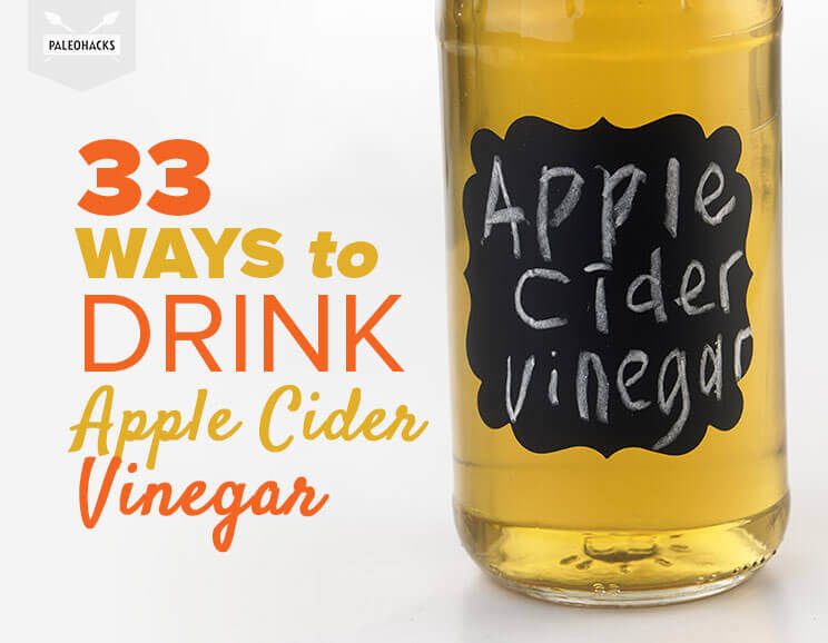 drinking apple cider vinegar