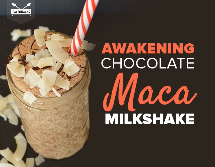 chocolate maca milkshake title card