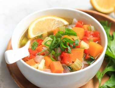 Cozy Rainbow Vegetable Soup