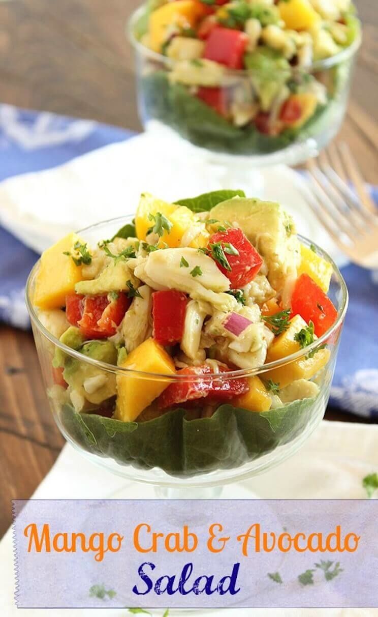 crab mango salad
