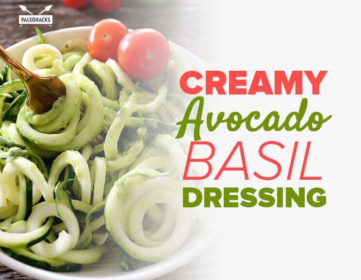 avocado basil dressing title card