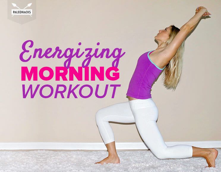 energizing morning workout title card