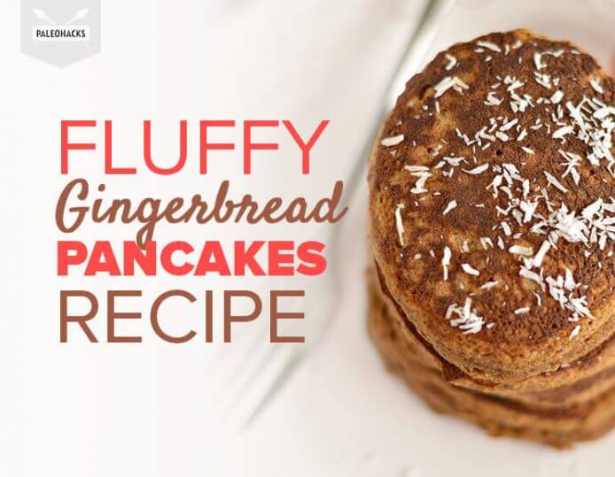 Fluffy Gingerbread Pancakes Recipe with Blackstrap Molasses