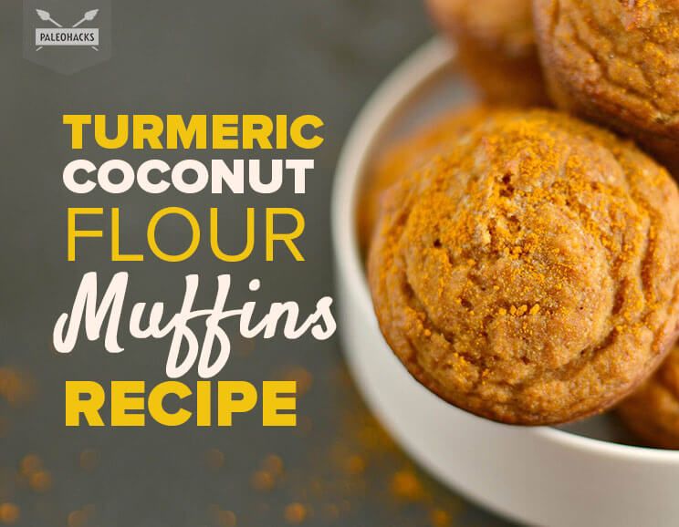 coconut flour muffins title card
