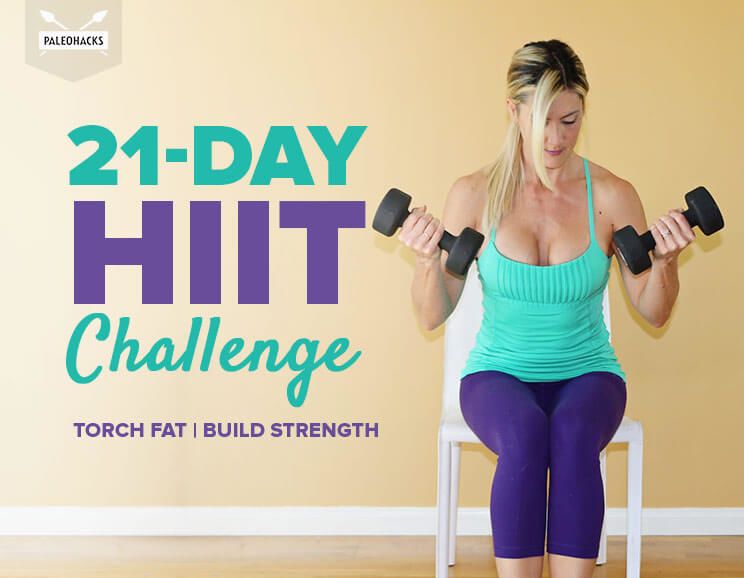 21-day HIIT challenge title card