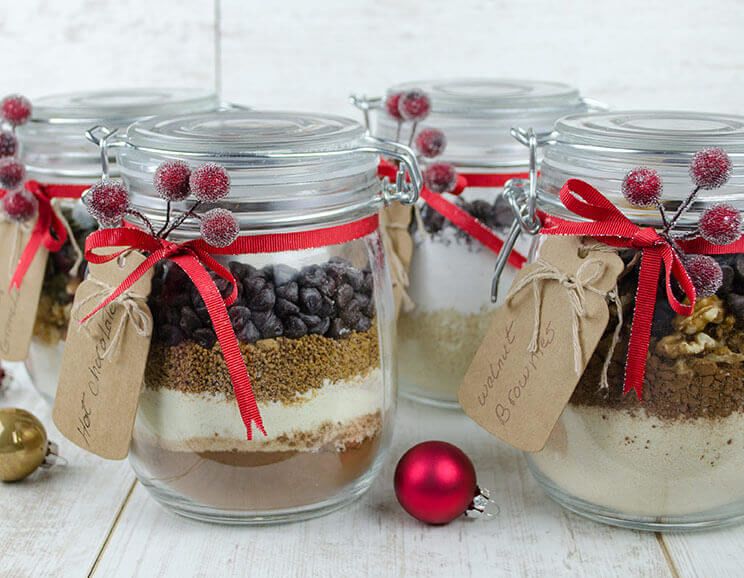 edible mason jar gifts featured image