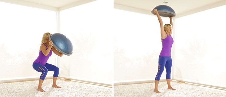 bosu push press