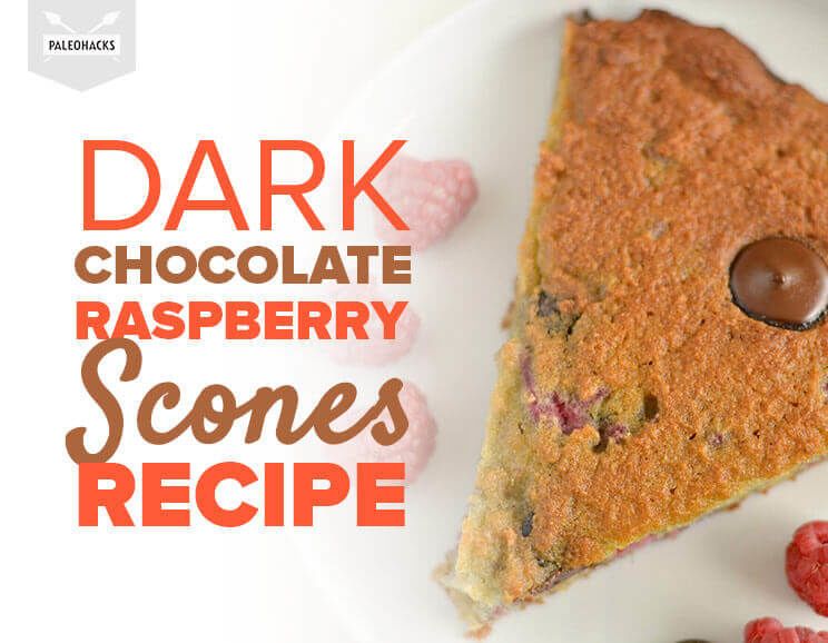 dark chocolate raspberry scones title card